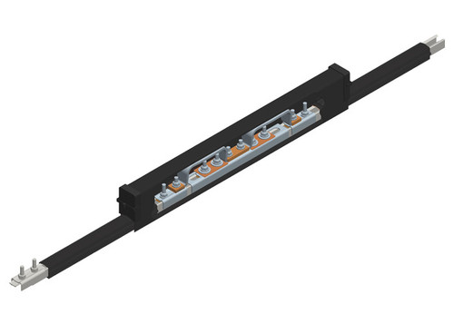 Safe-Lec 2 Expansion Section, 100A Galv Steel, Black UV Resistant PVC Cover, 4.5M Conductix XA-39130-J