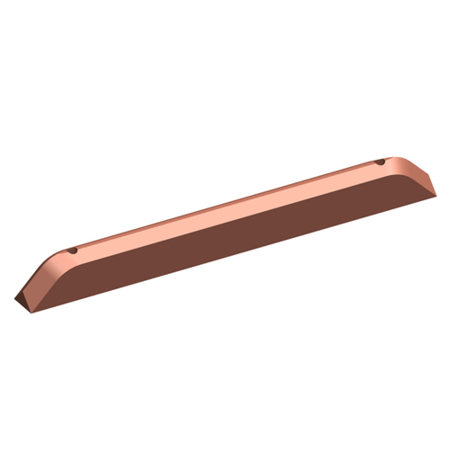 Conductix Hevi-Bar II, Collector Shoe, for 27589 400 A Lateral Mount Collector, G320 Copper Graphite
