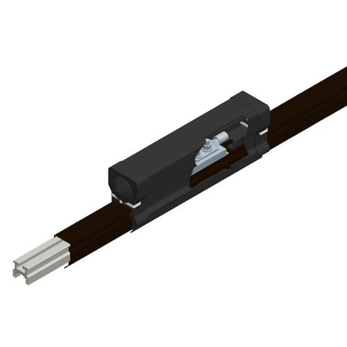 Conductix Hevi-Bar II, Power Feed, 700 A, Black Std Heat UV Resistant PVC Cover, 500 MCM
