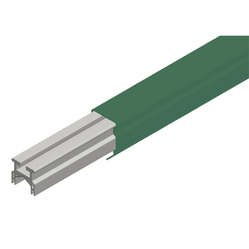 Conductix Hevi-Bar II Conductor Bar 700 A, Green PVC Cover, 30 FT Length