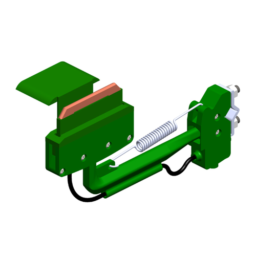 Conductix Safe-Lec 2 Collector, 50 A, Ground (Green) Width Deflector Right-Hand