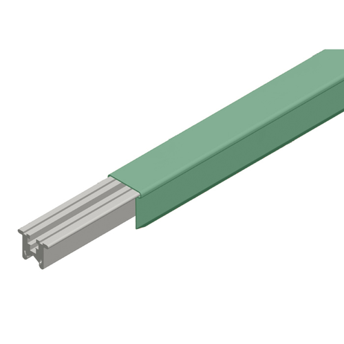 Conductix Hevi-Bar II Conductor Bar 500 A, Green PVC Cover, 30 FT Length