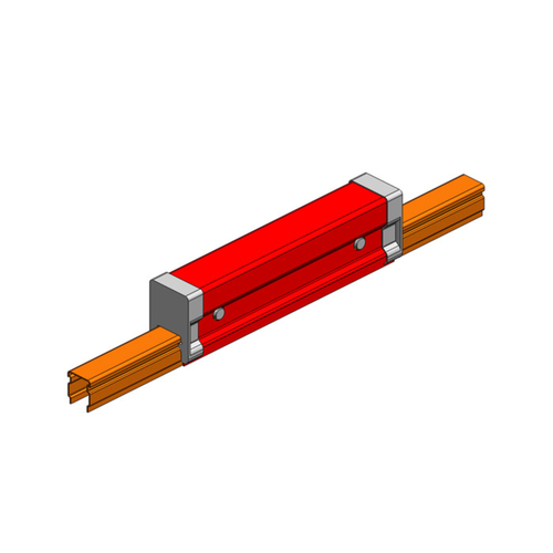 Conductix Hevi-Bar II, Splice Cover, 700 A, Red Med Heat Polycarbonate