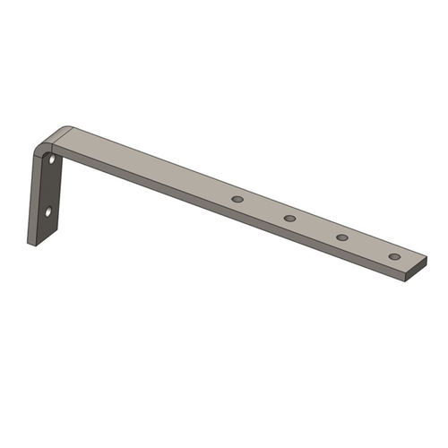Conductix Hevi-Bar II, Bracket, Web, Plated, For 4 Conductor Bars, 21.25 inch L