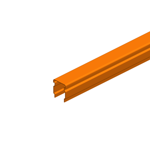Conductix Hevi-Bar II Conductor Bar Cover 700 A, Orange PVC, 29 FT x 3.5inch