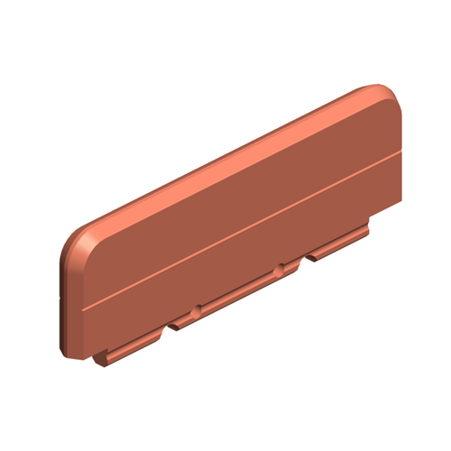Conductix Hevi-Bar II, Collector Shoe, 200 A/400 A, for 125 A Single and 250 A Tandem Collectors, 6 inch L