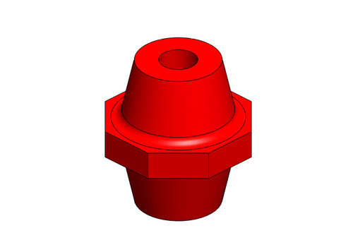 Conductix Hevi-Bar II, Insulator Insert, 600 V, Red