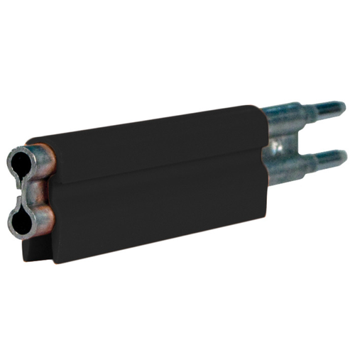 Conductix 8-Bar Conductor Bar, 40 A, Stainless Steel, Black UV Resistant PVC Cover, 10 FT Length