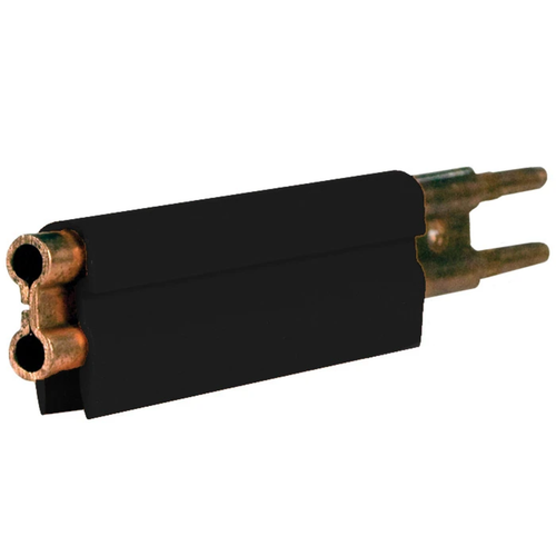 Conductix 8-Bar Conductor Bar, 350 A, Copper / Rolled, Black UV Resistant PVC Cover, 10 FT Length
