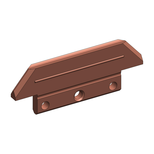 Conductix 8-Bar, Collector Shoe, 30 A, Copper Graphite, 3 inch L