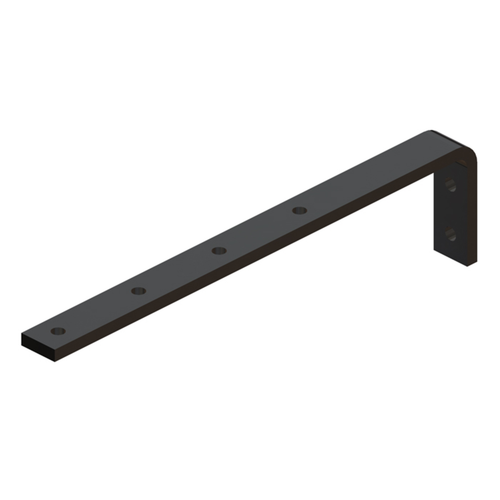 Conductix 8-Bar, Bracket, Web, Four Hanger Holes, Stainless Steel, 15.75 L