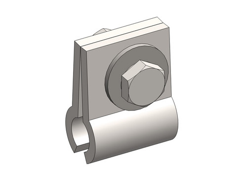 Conductix 8-Bar, Power Feed Component, Clamp Only, for 90 A and 110 A Galv Bar