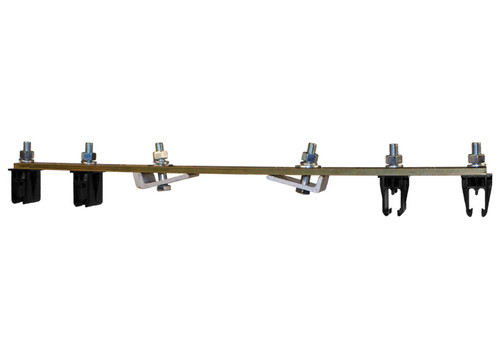 8-Bar, Bracket, Web, with Hanger Clamps, 4 Steel Cross-Bolt, 3 inch OC, 15.75 inch L Conductix XA-31762