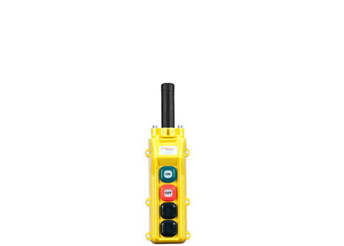 80 Series 4-button Pendant with two single-speed and momentary on/off Conductix XA-34217