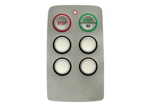 Conductix Radio Remote Control Part, for Saga Protean Series, Button Legend, for 6-button Transmitter