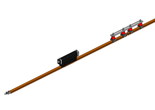 Safe-Lec 2 Power Interrupting Sections, 400A Copper, Orange PVC Cover Conductix XA-399706-J