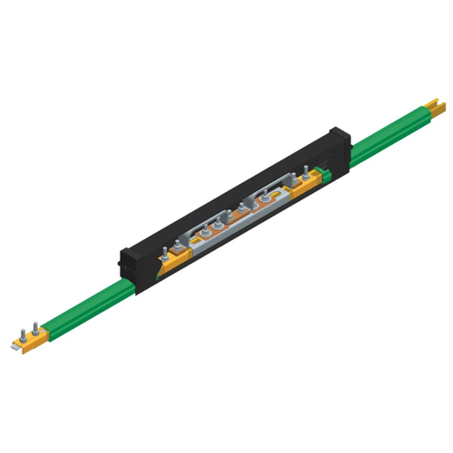 Conductix Safe-Lec 2 Expansion Section, 160 A Copper, Green PVC Cover, w/ Splice Joint, 4.5M