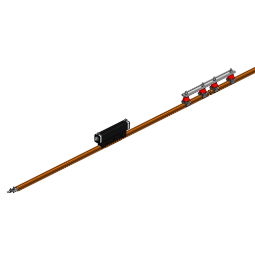 Conductix Safe-Lec 2 Power Interrupting Sections, 400 A AL/SS, Orange PVC Cover