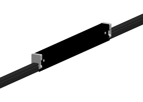 Hevi-Bar II, Expansion Section, 1000A, Black UV Resistant Cover PVC Cover, 20 ft Conductix XA-23512C