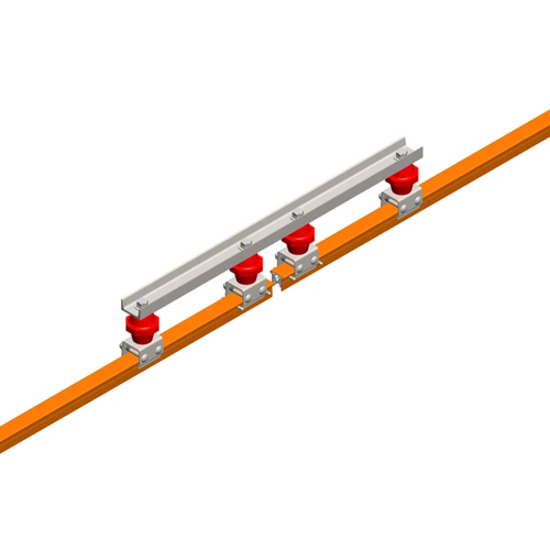 Conductix Hevi-Bar II, Power Interrupting Section, Dura Coat, 500 A, Orange Std Heat PVC Cover, 30 ft L