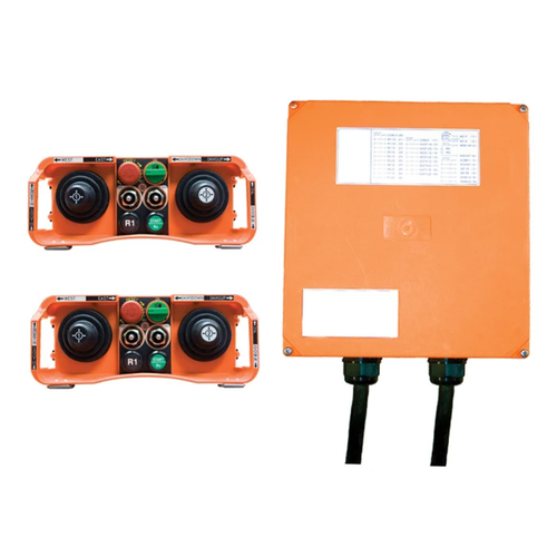 Conductix Radio Remote Control Kit, Saga L40 Series, Dual Joystick, 5-Speed w/E-Stop, 2 TX