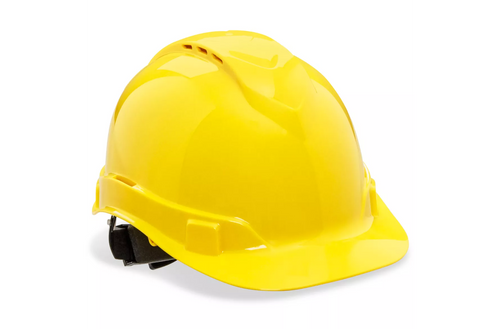 Vented Hard Hat - Yellow Vented Hard Hat - Yellow