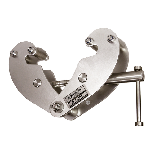 OZ Lifting 2 T Stainless Steel Beam Clamp