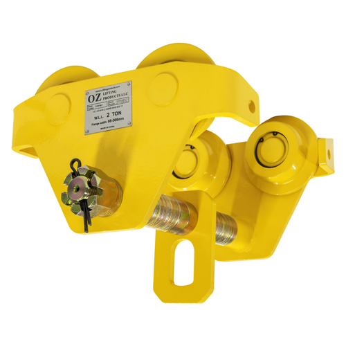 OZ Lifting 2 T Push Beam Trolley