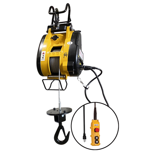 OZ Lifting 500 Lb. Electric Builder's Hoist with 90 Ft. of Lift