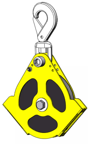 Tractel Topal EPA1.6-8/9 Block for Man-Riding Applications 3,520 lbs Capacity