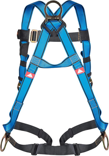 Tractel Versafit Full-Body Harness with Pass-Through Legs, Dorsal and Side Positioning D-Rings – Size OS