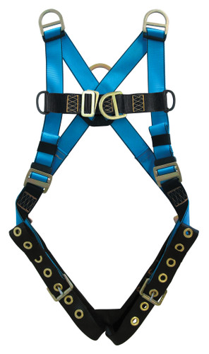 Tractel Versafit Full-Body Harness with Tongue & Buckle Legs, Dorsal, Retrieval, and Sternal D-Rings – Size XL