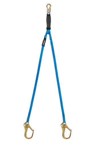 Tractel Tracpac Twin-Leg High-Abrasion Web Shock-Absorbing Lanyard – 6 ft. Tractel Tracpac Twin-Leg High-Abrasion Web Shock-Absorbing Lanyard – 6 ft.