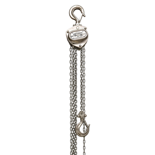 OZ Lifting 0.25 T Stainless Steel Chain Hoist 10 Ft. Lift