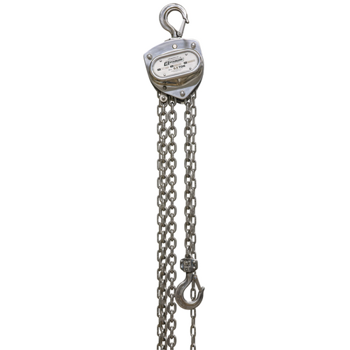 OZ Lifting 0.5 T Stainless Steel Chain Hoist 30 Ft. Lift