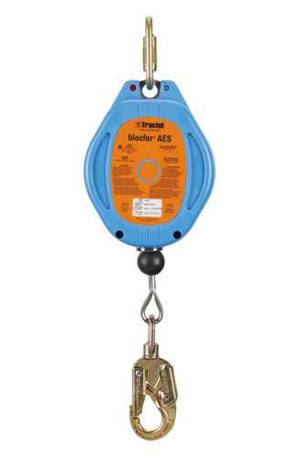 Tractel Blocfor AES 20 ft. Self-Retracting Lifeline with Galvanized Steel Wire Rope Tractel Blocfor AES 20 ft. Self-Retracting Lifeline with Galvanized Steel Wire Rope