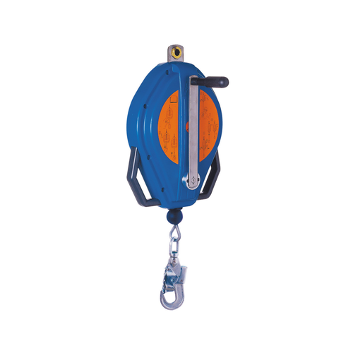 Tractel 50ft Blocfor Bidirectional Retrieval Device with Galvanized Steel Wire Rope and Davitrac Bracket