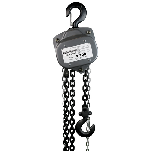 OZ Lifting 2 T Industrial Chain Hoist 20 Ft. Lift
