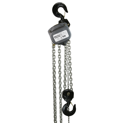 OZ Lifting 5 T Industrial Chain Hoist 30 Ft. Lift