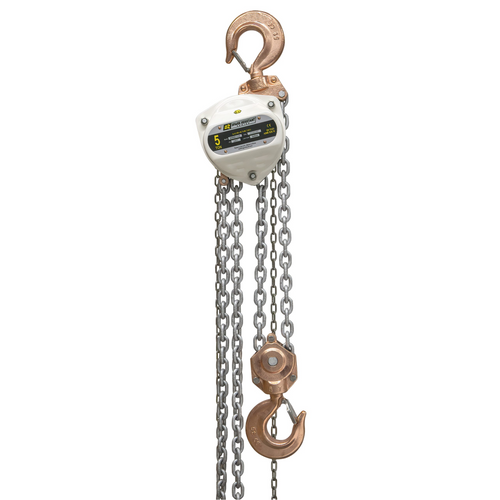 OZ Lifting 5 T Spark Resistant Chain Hoist 20 Ft. Lift