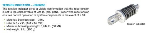 Tractel Travsmart Tension Indicator – Cable Tension Monitoring Device - J3666858 Tractel Travsmart Tension Indicator – Cable Tension Monitoring Device - J3666858