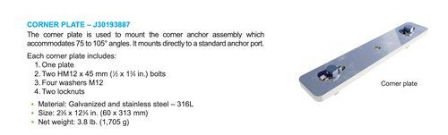 Tractel Travsmart Corner Plate – For Horizontal Lifeline Systems - J30193887 Tractel Travsmart Corner Plate – For Horizontal Lifeline Systems - J30193887
