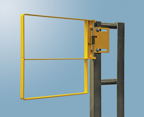 Tractel RX Series – Extended Coverage Bolt-On Self-Closing Industrial Safety Gate – 25"-27.5", Carbon Steel, Galvanized, Right-Hand - RX70-24R