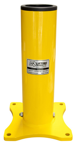 Pedestal base for OZ500DAV and OZA500DAV davit cranes