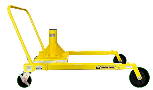 Wheel Base for use with OZ1200DAV davit crane (Pedestal base and locking collar included)