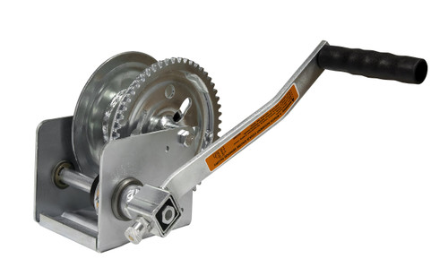 1200 lb carbon steel hand winch (Drill drive adapter included)
