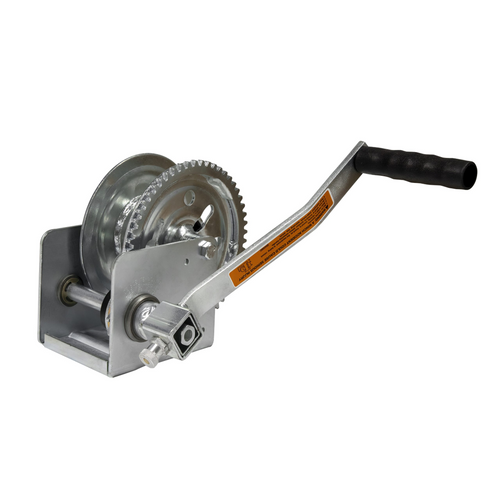 OZ Lifting 1200 Lb. Carbon Steel Hand Winch (Drill Drive Adapter Included)