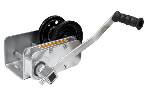 2500 lb carbon steel hand winch (Drill drive adapter included)