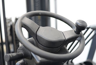 EKKO Diesel Forklift with solid pneumatic tires 7,000 lb