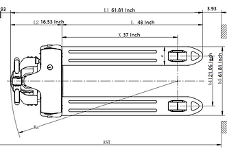 EKKO EP20JLi Full Electric Pallet Jack 4400 lb Capacity W/ PinPad